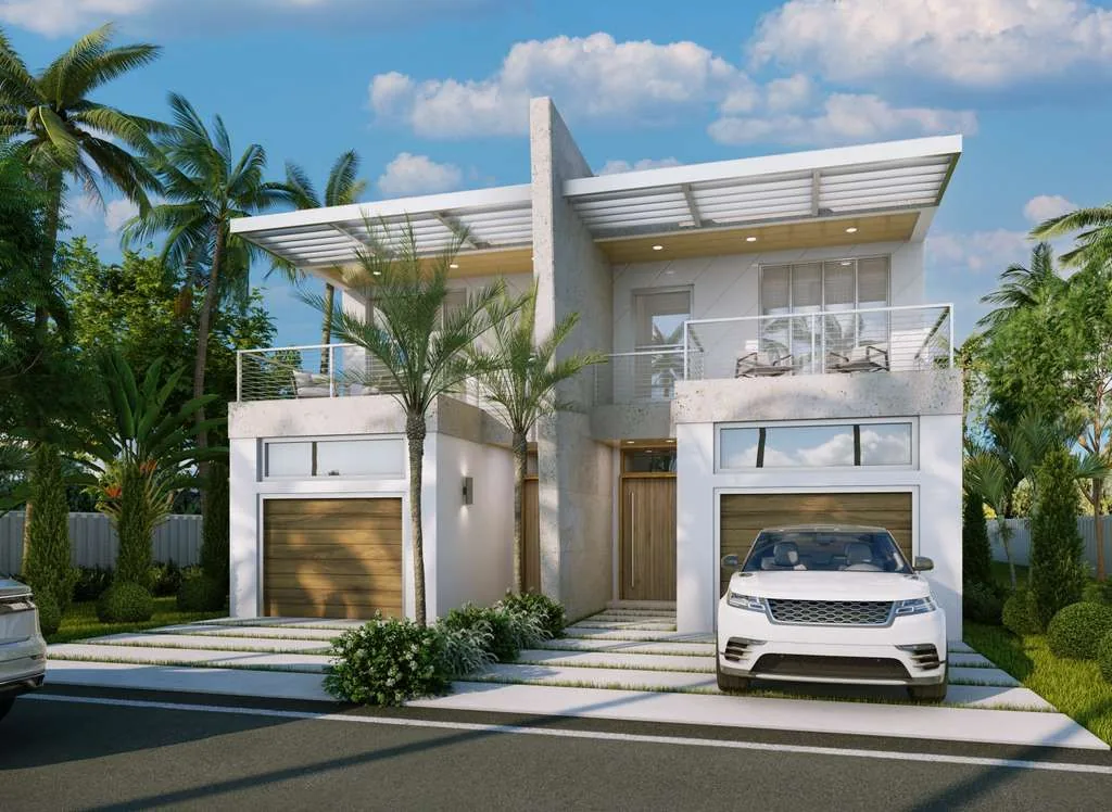 Miami & Fort Lauderdale villa project — front elevation